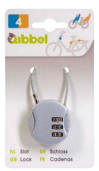 Qibbel slot geschikt voor voor en achter ZILVER