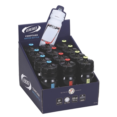 BBB BWB-01D Bidons 550ml CompTank Displaybox Ml Mixed Kleuren