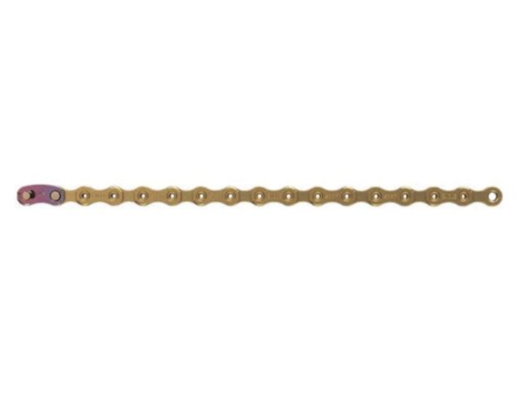Sram pc xx1 eagle ketting 126 links powerlock 12 s Goud