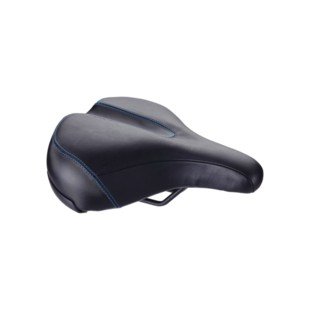 BBB BSD-107 Zadel ComfortPLUS Upright Leer mm Zwart