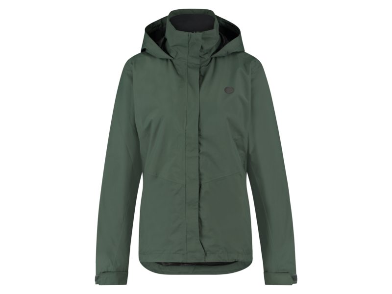 Agu dames regenjas section forest green Groen