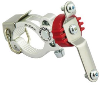 Minoura bidonhouder klem QR 28-35mm ZILVER