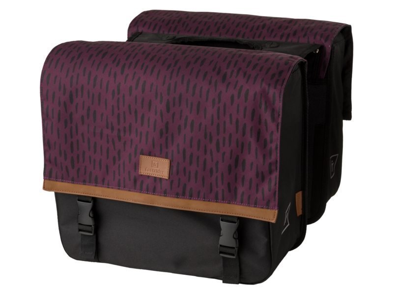 Fastrider Fr nara dubbele fietstas trend pomegranate Multicolor