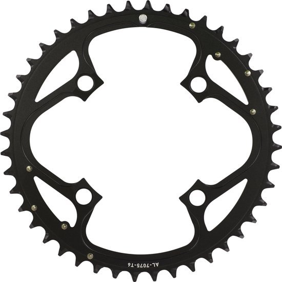 Truvativ kettingblad 44t mtb 104bcd v4 4mm noir zw Zwart