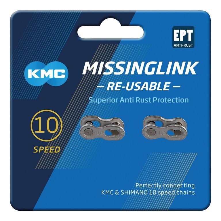 Kmc kettingschakel missinglink 10r ept (2) Zilver