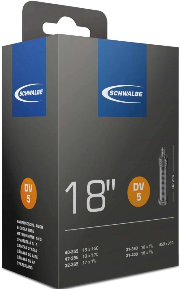 Schwalbe DV5 (18x1.50 / 18x1 3/8) 10412311 Zwart