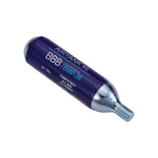 BBB BMP-38 Cartridge Co2 AirTanks XL 25gr Blauw