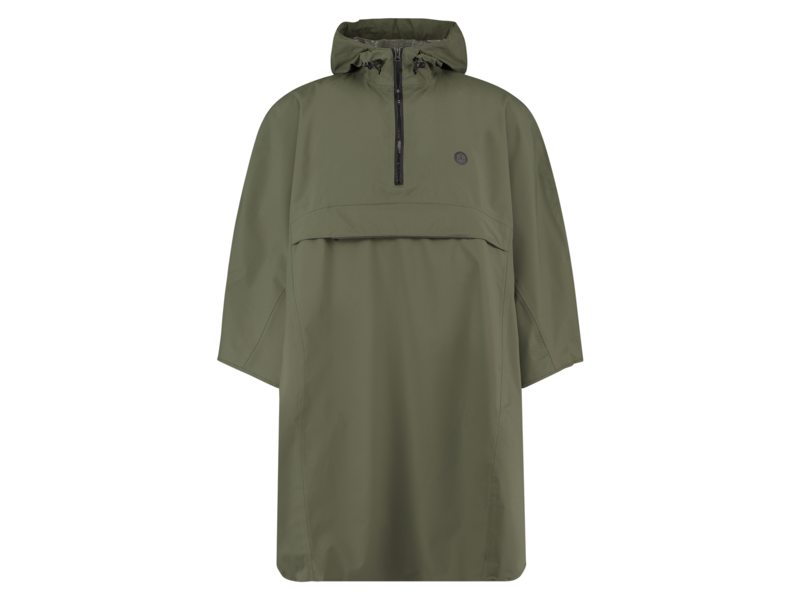 Agu go grant poncho essential army green one size Groen