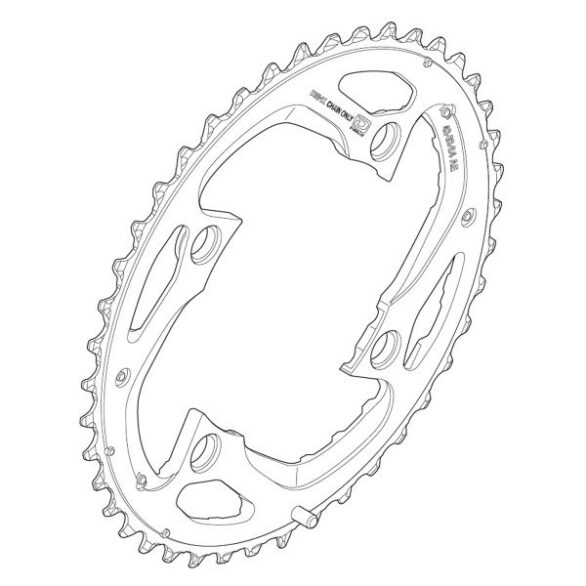 Shimano Kettingblad 42T-AE XT BLACK