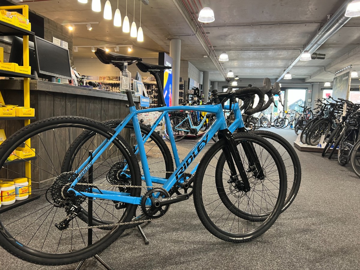 Ridley Kanzo A Sram Apex1 Belgian Blue Heren 2023