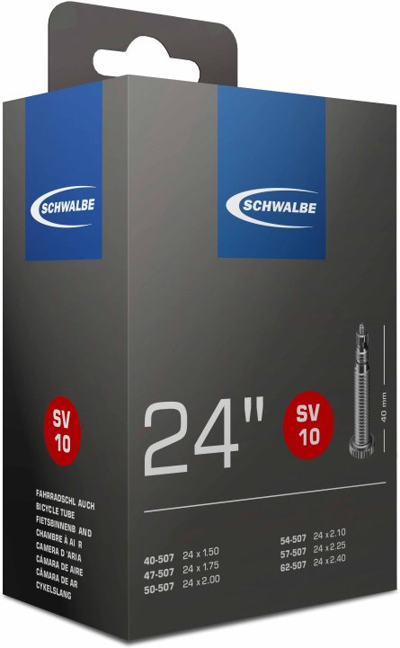 Schwalbe SV10 (24x1.50-2.50) 10421313 Zwart