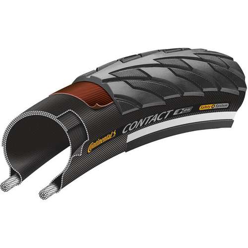 Continental Conti bub contact 28 x 1 3/8 x 1 5/8 refl z Zwart