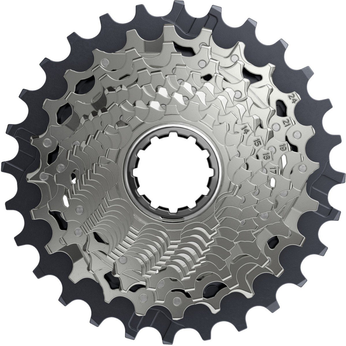 Sram cassette xg-1270 12 speed force axs 10-28 zil Zilver
