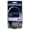 Cordo kabelset rem universeel 170cm/225cm + Zwart