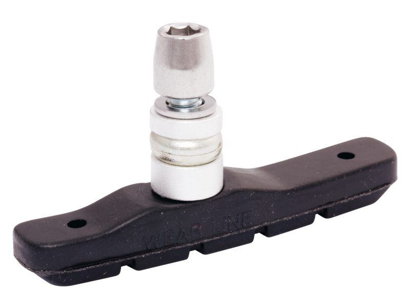 Cordo remblok v-brake 72mm + inbus (2) Zwart