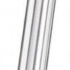 Cordo zadelpen 25,4x300 kaars aluminium Zwart