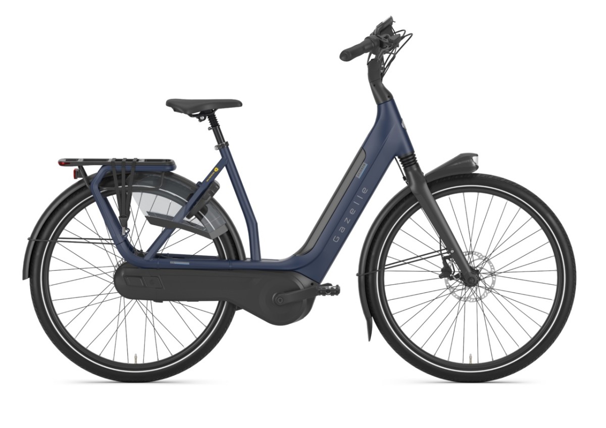 Gazelle Avignon C8 HMB 500w Midnight Blue Mat Dames 2023