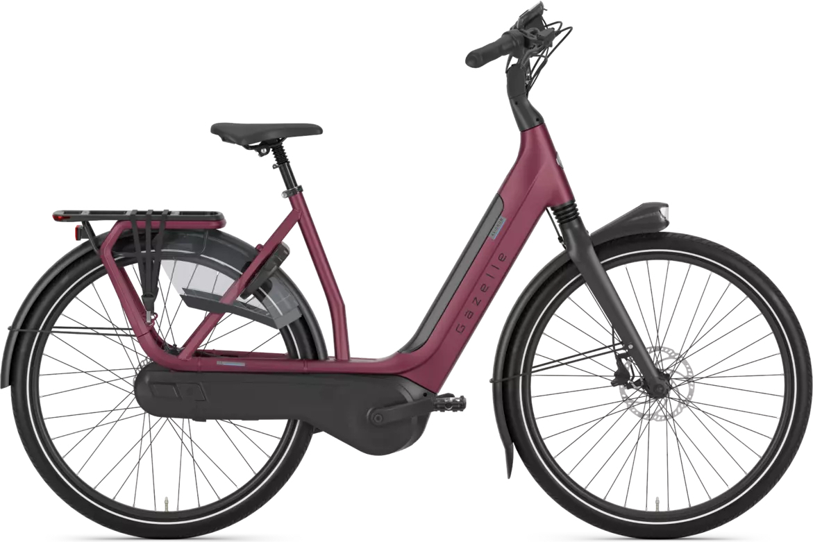 Gazelle Avignon C8 HMB Connect 625W Coral Red Mat Dames 2023