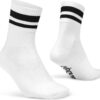 Gripgrab original stripes crew socks whithe White