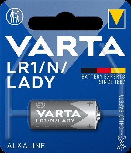 Varta batt LR1 1.5V krt (1) Grijs