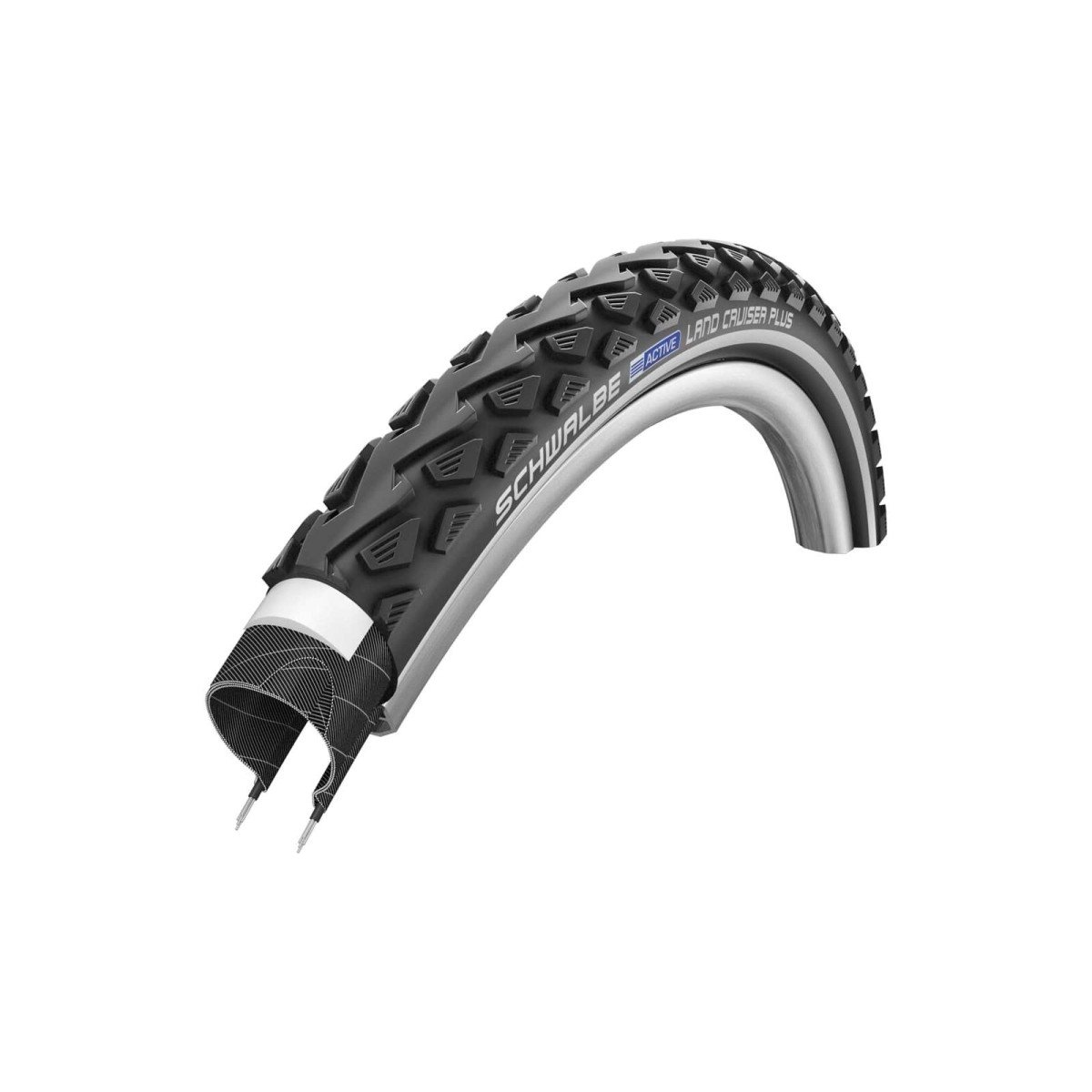 Schwalbe LAND CRUISER PLUS 28X1.60 REFLEX Zwart