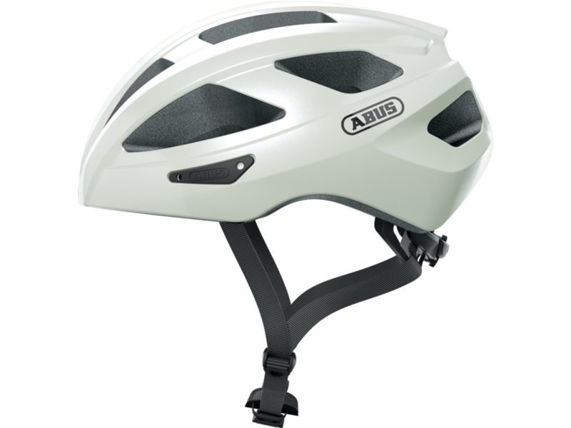 Abus helm macator pearl white Wit