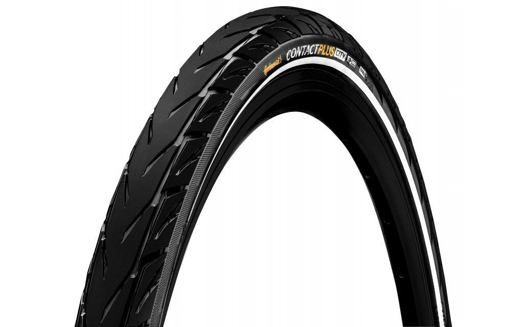 Continental Conti bub contact plus city 28x1.60 refl e5 Zwart
