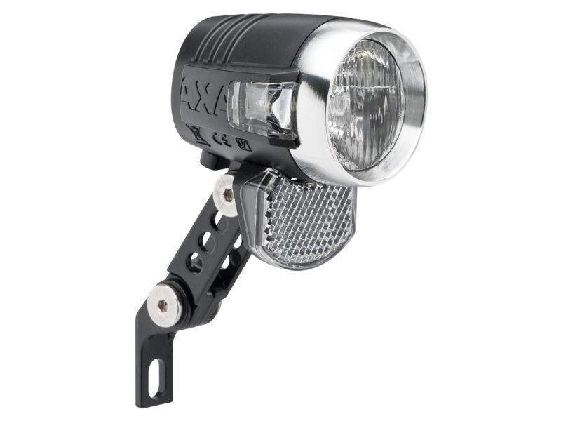 Axa led koplamp blueline 50 e-bike naafdynamo Zwart