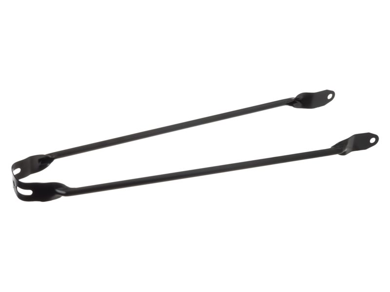 Hulzebos spatbordstang 6mm sport mat Zwart
