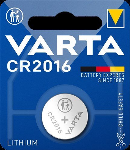 Varta batterij cr lithium knoopcel blister (1) Blauw