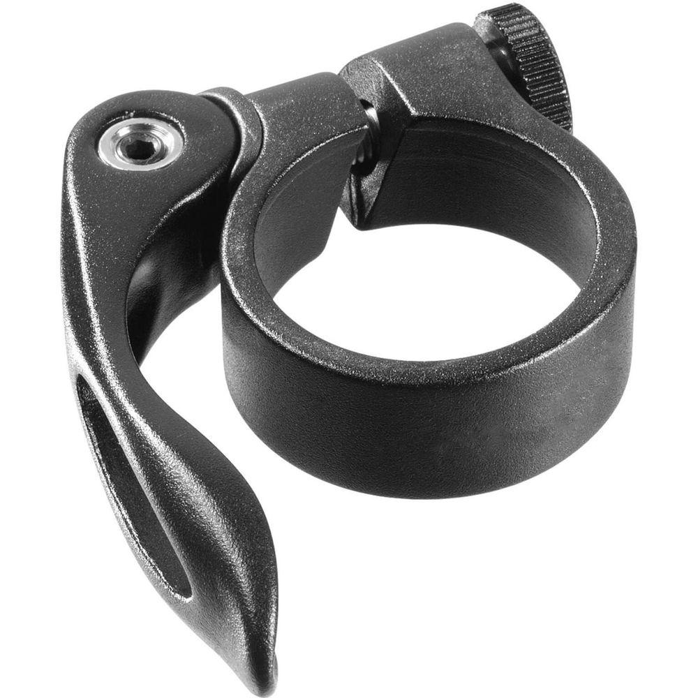 Ergotec quick release snelsluiter &oslash;34,9 alu Zwart