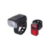 BBB BLS-164 Verlichtingsset NanoStrike 400 Combo + BLS-152 Rear Spark 2.0 Zwart