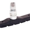 Cordo remblok v-brake 72mm + inbus (2) Zwart