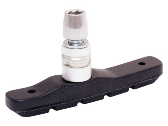 Cordo remblok v-brake 72mm + inbus (2) Zwart