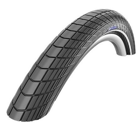 Schwalbe bub 20x2.00 refl big apple rg zwar Zwart