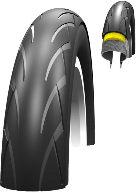 Schwalbe buitenband 47-203 12x1.75 kid plus pg Zwart