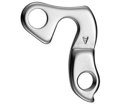 Union achterpad gh-013 met schroefset m10x1.0 Zilver