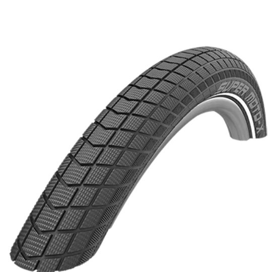 Schwalbe bub super moto-x perf. 20x4.00 ad Zwart