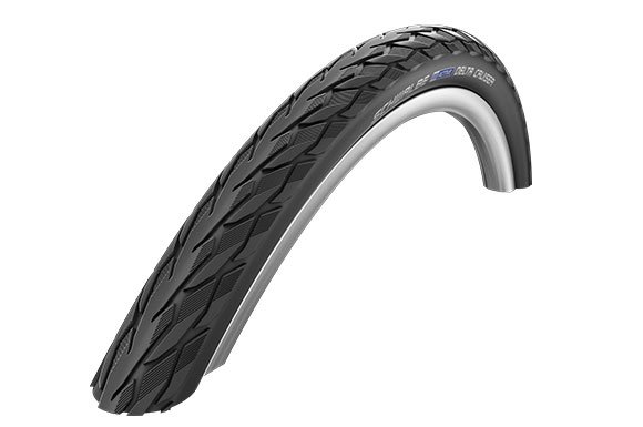 Schwalbe buitenband delta cruiser plus punc Zwart