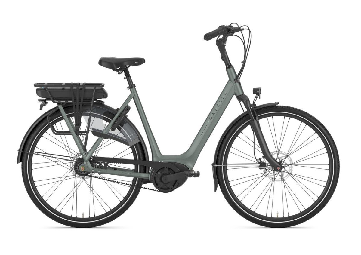Gazelle Orange C8+ 500w Twilight Green Mat Dames 2025