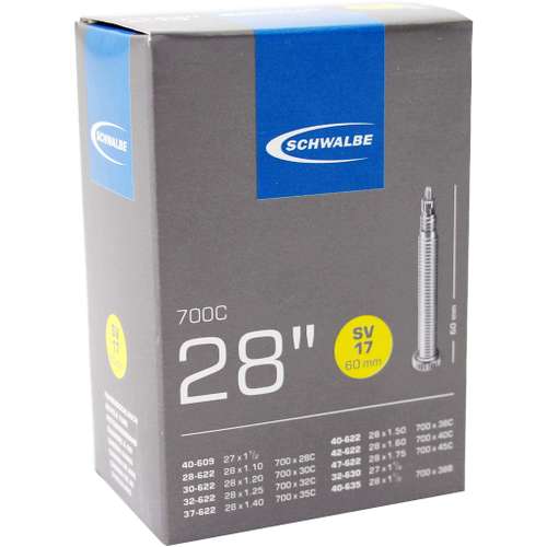 Schwalbe SV17 60mm (28x1 5/8x1 3/8) 10429363 Zwart