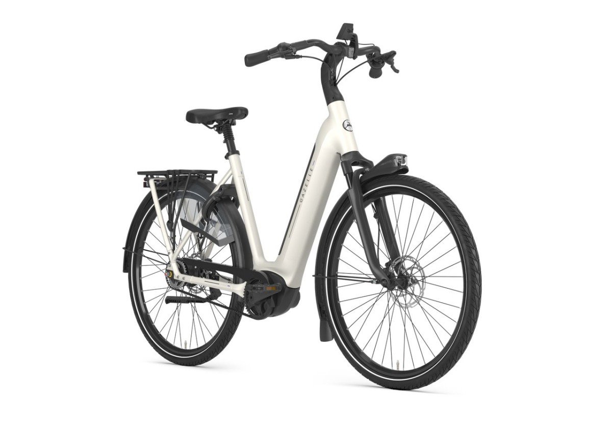 Gazelle Grenoble C5 600w Ivory White Mat Dames 2025