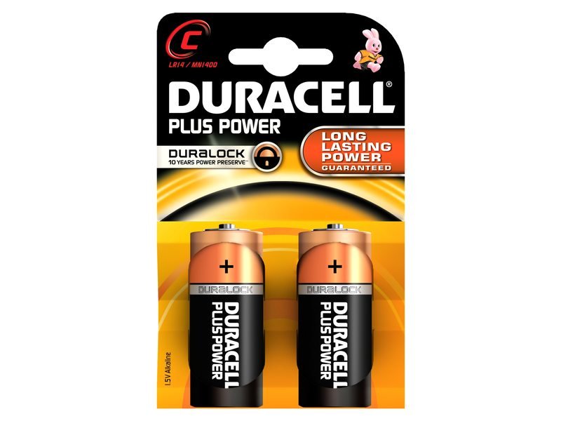 Duracell batt Plus Power LR14 C ZWART