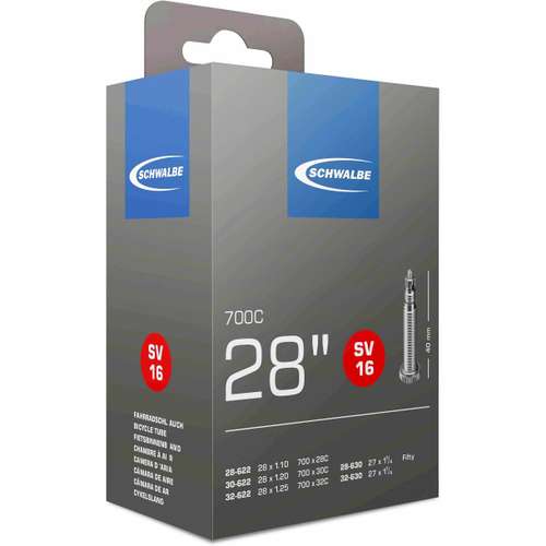 Schwalbe SV16 (28x1 1/8 - 28x1 1/4) 10431343 Zwart