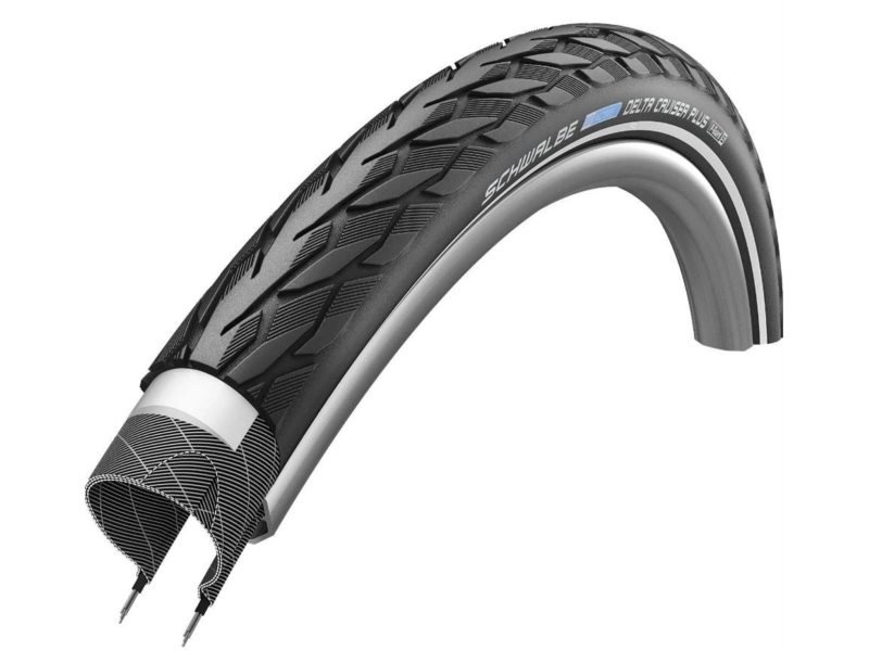Schwalbe bub delta cruiser plus kg 26x1 3/8 37-590 Zwart