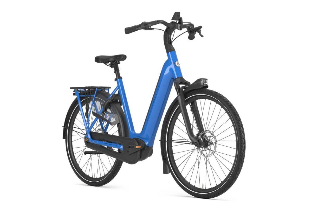 Gazelle Grenoble c8+ 600wh Tropical Blue Glans Dames 2026