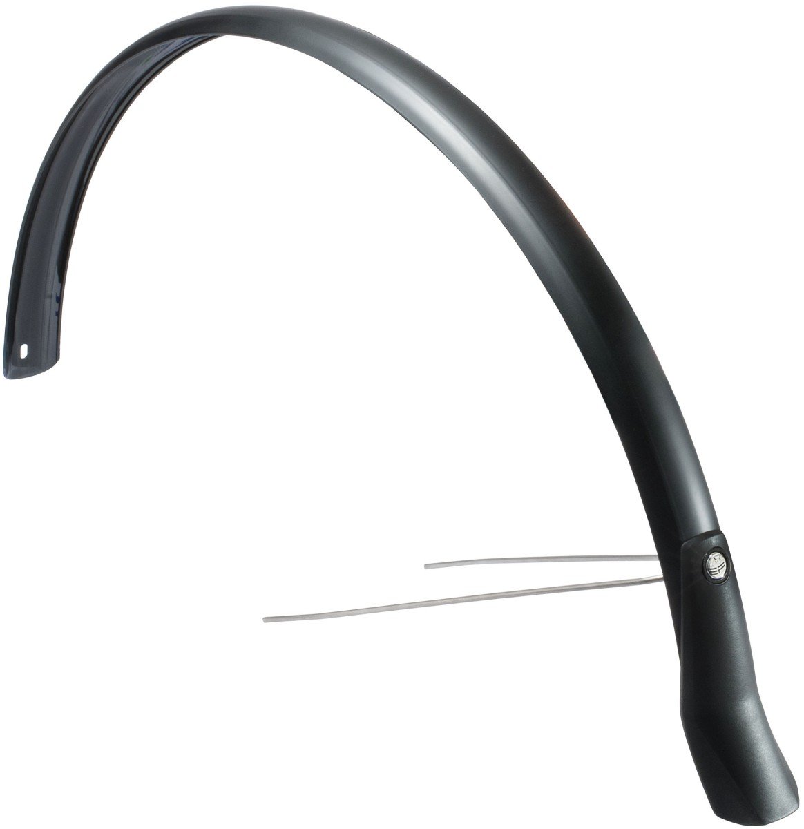 Eurofender snello spatbord achter 51mm mat zwa Zwart