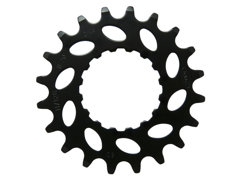 Kmc tandwiel voor bosch 18t cro-mo staal 11/ Zwart